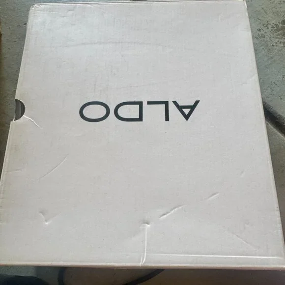 ALDO Galliher Black Peep-Toe Heels | 7.5 | Gently Worn - Picture 4 of 5